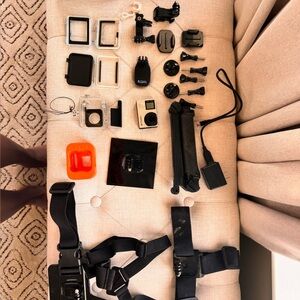 GoPro hero 4 with accessories